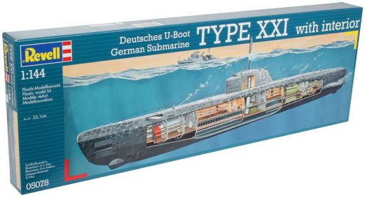 Сглобяем модел Revell - Подводница U-Boat Typе XXI