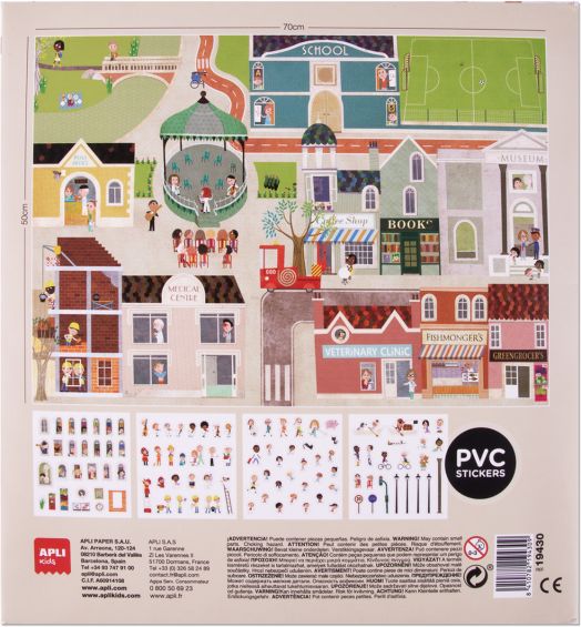 Гигантски постер Apli Kids - Град