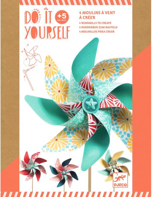 Творчески комплект Djeco: Направи въртележки Sweet