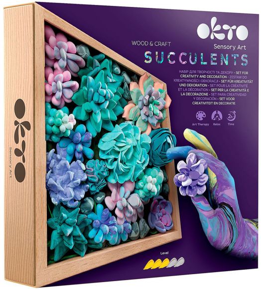 Творчески комплект Okto - Декорация с лек моделин 