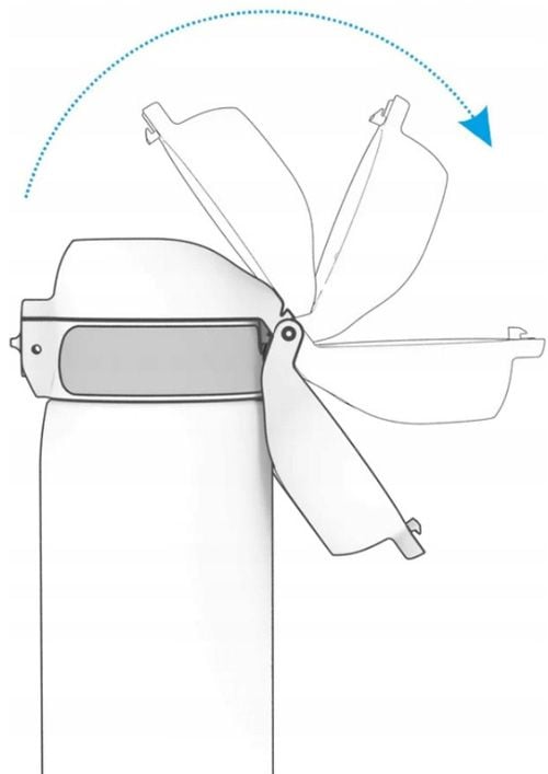 Бутилка за вода Ion8 - Ивици, 500 мл.