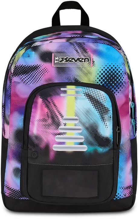 Ученическа раница Seven Freethink Write Down Fluo