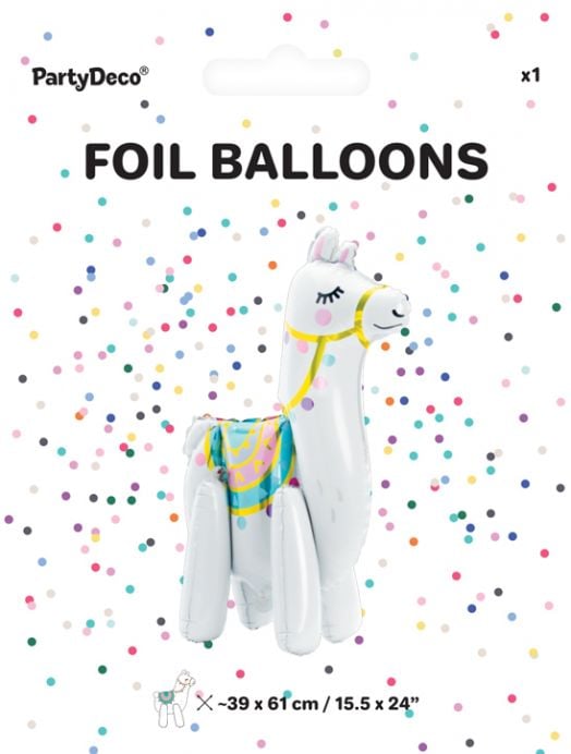 Фолиев балон PartyDeco - Лама