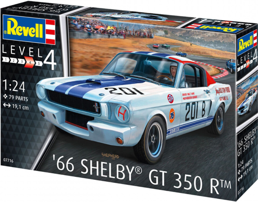 Сглобяем модел Revell - Автомобил '66 Shelby GT 350 R