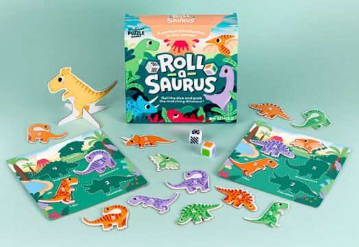 Игра Professor Puzzle: Rollasaurus