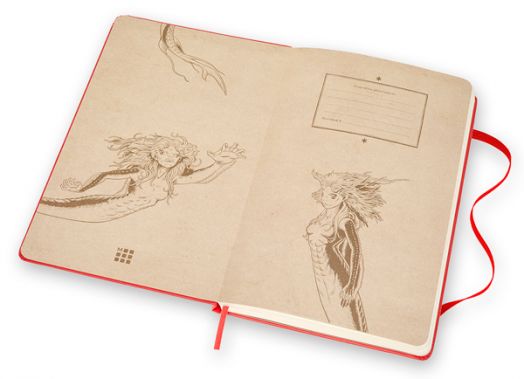 Класически тефтер Moleskine Limited Editions Harry Potter Dragon с твърди корици и линирани страници