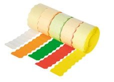 Бели двуредови етикети за маркиращи клещи, 26/16мм.