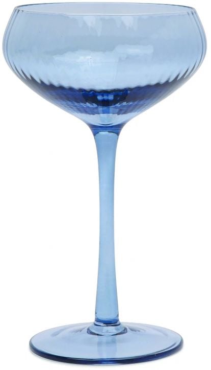 Чаши за коктейл Here's How The Lou Coupe Blue, 2 бр.