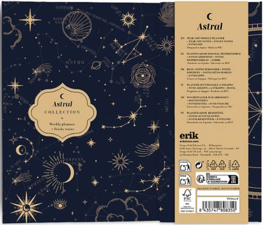 Седмичен планер Grupo Erik - Astral