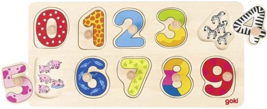 Пъзел със скрити картинки Goki - Научи се да броиш