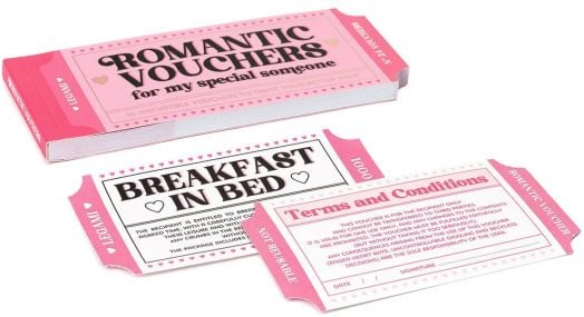 Романтични ваучери Legami на английски език