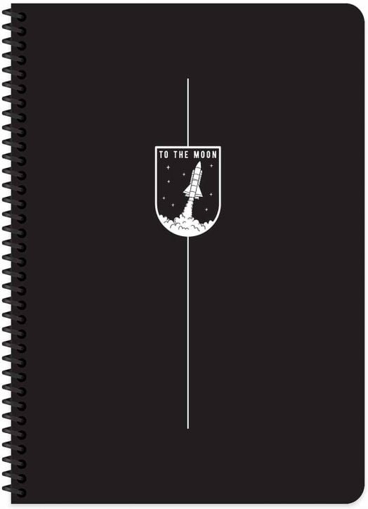 Тетрадка Keskin Color Space A4, 80 листа с широки редове, асортимент