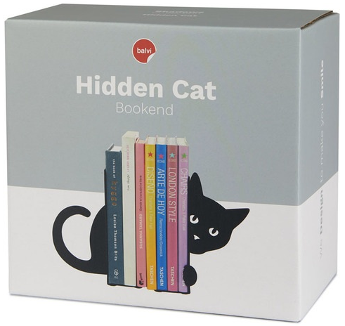Ограничител за книги Balvi - Криещо се коте