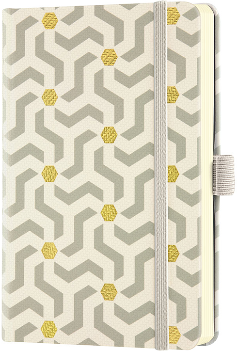 Бележник Castelli Oro Snakes, бели листове, 9 х 14 см.