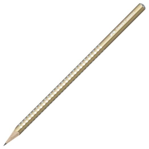 Графитен молив Faber-Castell Sparkle Pearl Gold