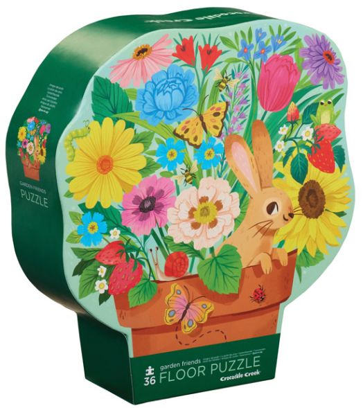 Пъзел Crocodile Creek: Приятели от градината, 36 части