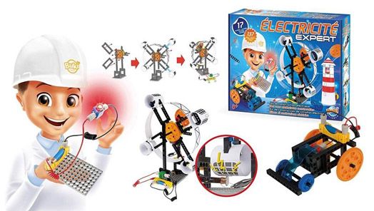 Комплект за експерименти Buki - Експертно електричество, 17 модела