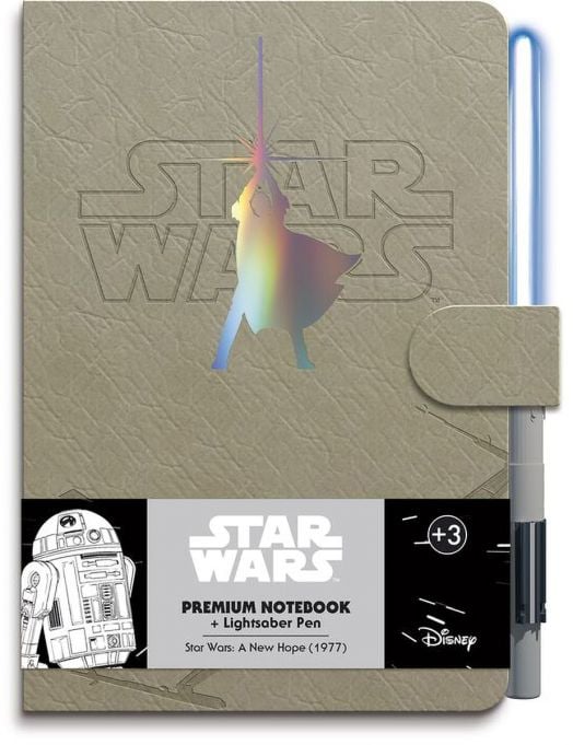 Комплект тефтер и светеща химикалка Grupo Erik Star Wars Luke Skywalker