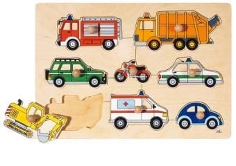 Дървен пъзел Goki с дръжки