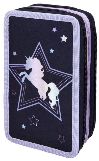 Пълен ученически несесер Dreamland с три отделения - модел 2022