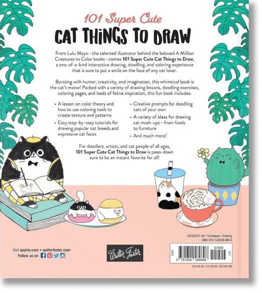 101 Super Cute Cat Things to Draw