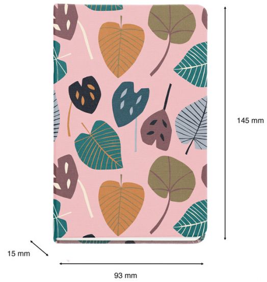 Джобен тефтер Miquelrius Autumn Leaves Pink