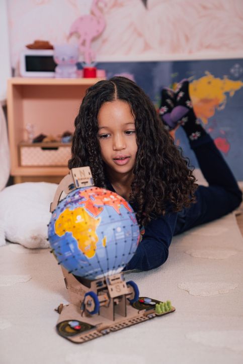 Дървен конструктор Smartivity - Глобус