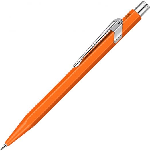 Автоматичен молив Caran d'Ache 844 Metal Collection, оранжев