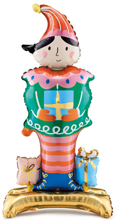 Коледен фолиев балон PartyDeco - Джудже