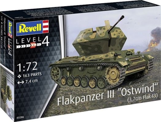 Сглобяем модел Revell, Танк Flankpanzer III Ostwind