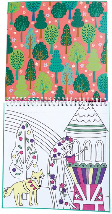 Магическа книжка за рисуване Floss & Rock - Fairytale