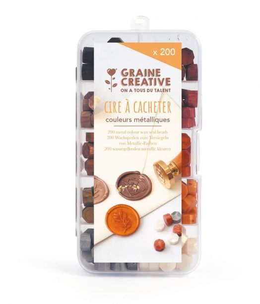Восък за печати Graine Creative в металически цветове