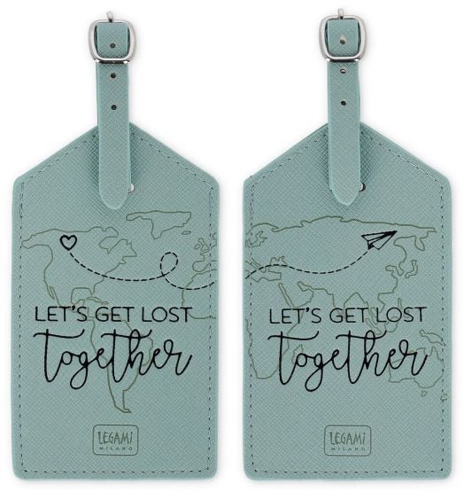 Етикети за багаж Legami - Let's get lost together