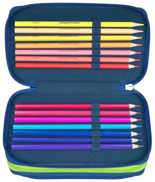 Ученически несесер Undercover Team Player с три отделения, пълен