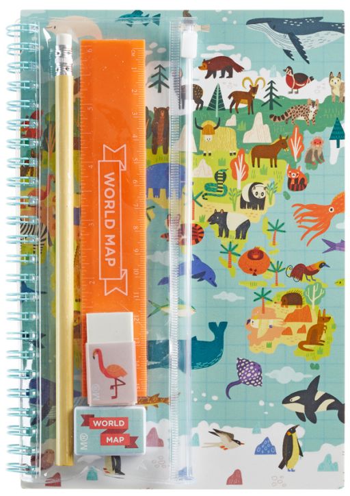 Тефтер с принадлежности Miquelrius World Map
