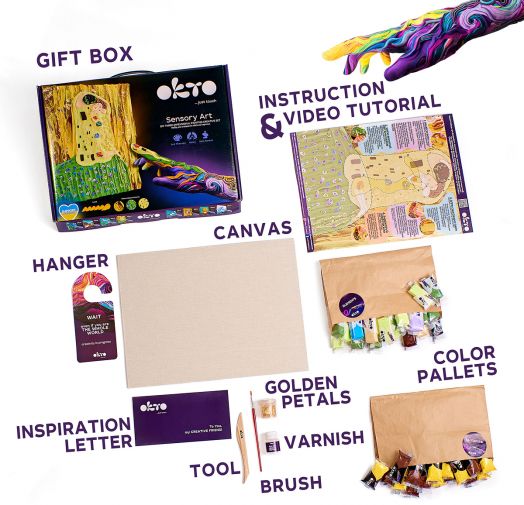 Творчески комплект Okto - Направи 3D картина с лек моделин 