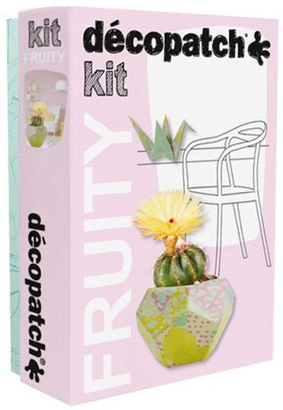 Комплект за декупаж - Ваза с кактус