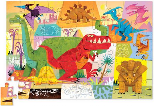 Пъзел Crocodile Creek - Динозаври, 50 части