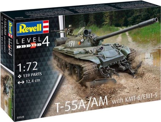 Сглобяем модел Revell - Руски танк T-55A/AM