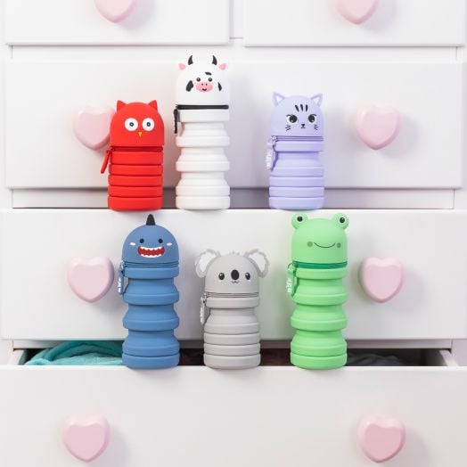 Разтегателен силиконов несесер Miquelrius Back2Fun - Жаба