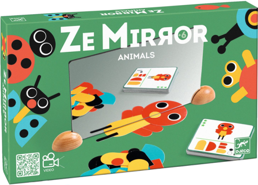 Детска игра с огледало Djeco - Животни