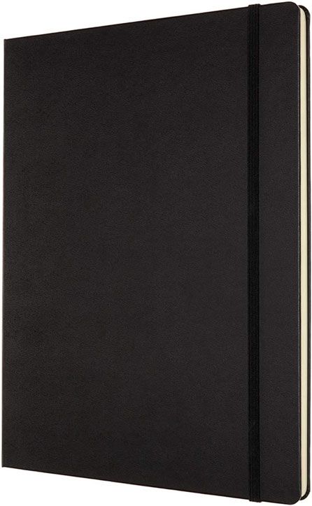 Черен тефтер Moleskine Classic Black A4 с твърди корици и листа на точки