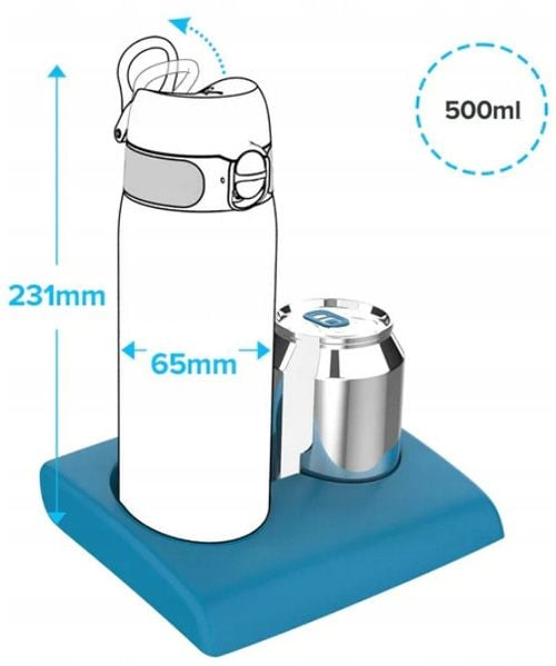 Бутилка за вода Ion8 - Петна, 500 мл.