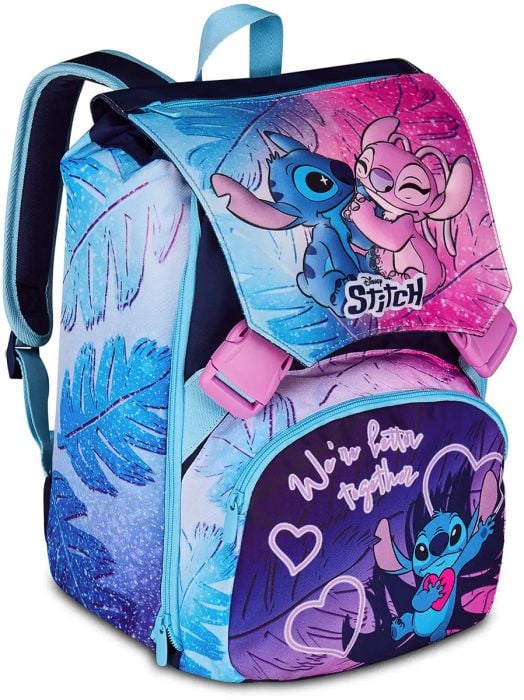 Ученическа раница Seven Lilo & Stitch с две отделения