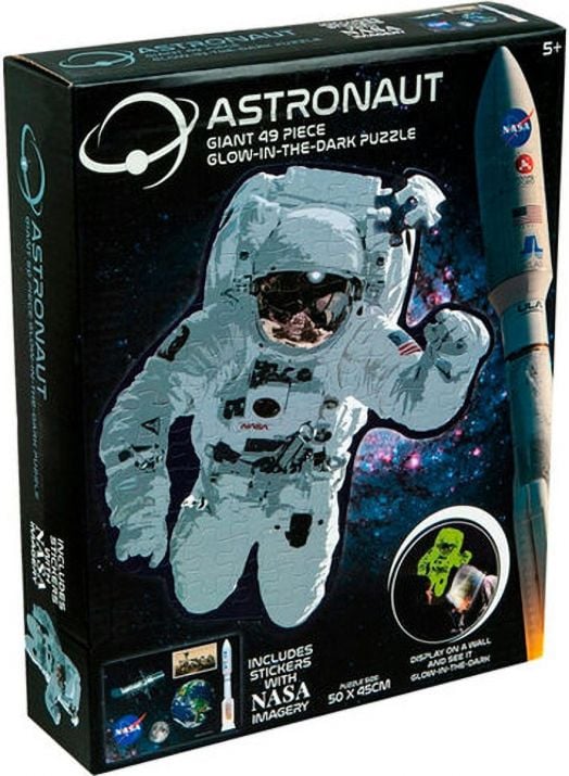 Светещ пъзел NASA - Астронавт, 50 части
