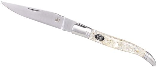 Сгъваем нож Laguiole Mother of Pearl White Shell