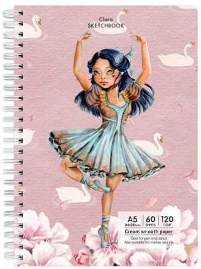 Скицник Drasca Having A Lovely Time: Clara, A5 60 листа