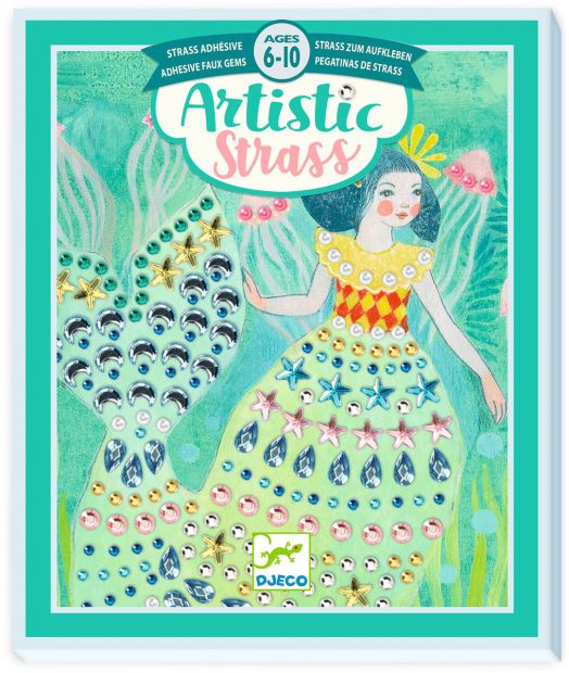 Творчески комплект Djeco - Направи картини с диаманти, Красиви вълни