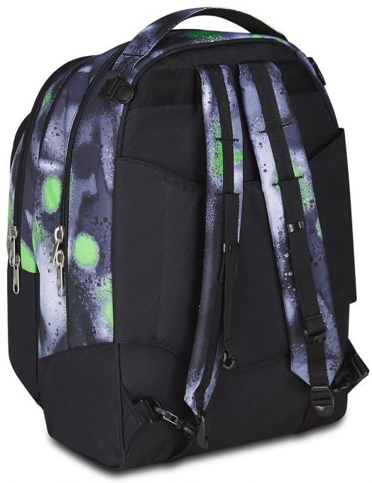 Ученическа раница на колела Seven Detach Spring Paint и телескопична дръжка