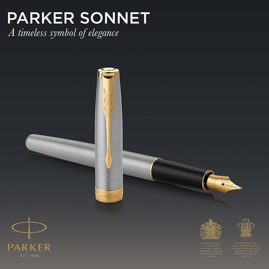 Писалка Parker Royal Sonnet Stainless Steel GT, F